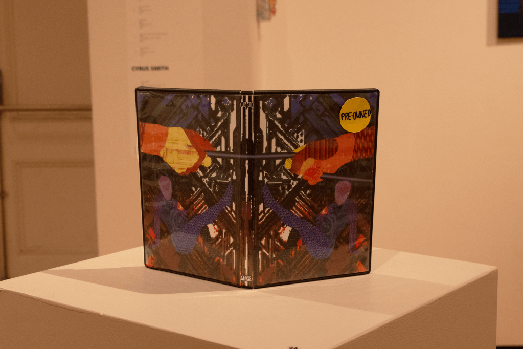 image of a dvd case displaying a printed digital collage