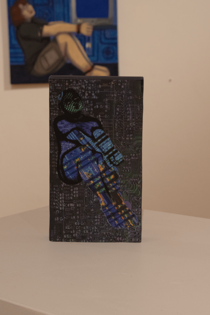 image of a digital collage in the form of a slipcase VHS